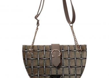 De Raggi Γυναικείες Τσάντες Ωμού-Χειρός Grid Luna 25925-1208 Πούρο - De Raggi - 