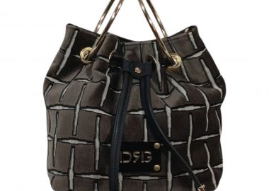 De Raggi Γυναικείες Τσάντες Ωμού-Χειρός Grid Ring 25926-1304 Μαύρο - De Raggi - 