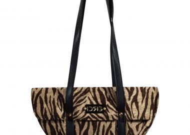 De Raggi Γυναικείες Τσάντες Ωμού Zebra Icon 25924-1202 Μαύρο-Ζεβρά - De Raggi - 