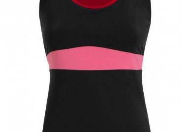 Deha Αμάνικη Γυναικεία Αθλητική Μπλούζα Μαύρη B74773-10009 - DEHA - 