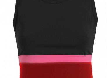 Deha Αμάνικη Γυναικεία Αθλητική Μπλούζα Μαύρη BV74770-10009 - DEHA - 