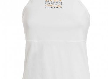 Deha B64031 Αμάνικο Γυναικείο Top Λευκό - DEHA - 