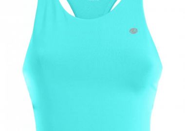 Deha Γυναικείο Αθλητικό Crop Top Αμάνικο Τιρκουάζ Τιρκουάζ B64201-55601 - DEHA - 