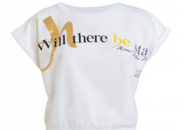 Deha Γυναικείο Crop Top Κοντομάνικο Καλοκαιρινό Λευκό B64091-10001 - DEHA - 