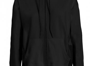 Deha Luxe Combined Γυναικεία Ζακέτα Φούτερ Μαύρη B74163-10009 - DEHA - 