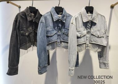 Denim Jacket Chris Μαύρο - Amelie's - 