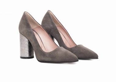 Δερμάτινες Γόβες Art 17FW90 Grey -  - 