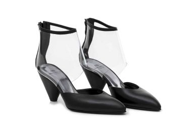 Δερμάτινες Γόβες Art 19SS48 Black and Clear -  - 