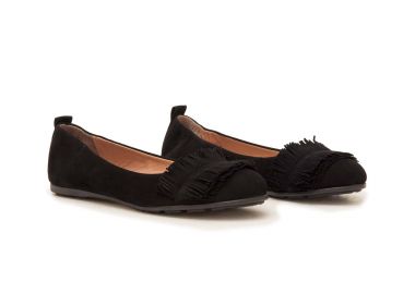 Δερμάτινες Μπαλαρίνες Art 17FW02 Black Suede -  - 