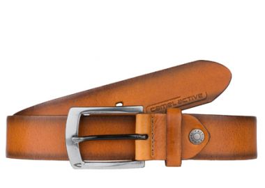δερμάτινη ανδρική ζώνη camel active cabe με φάρδος 3,5cm 116 125 24 - CAMEL ACTIVE - 116 125 24