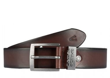 δερμάτινη ανδρική ζώνη camel active cabe με φάρδος 4cm 116 114 29 - CAMEL ACTIVE - 116 114 29