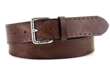 δερματινη ανδρικη ζωνη levi's 229950-3 καφε χρωμα - LEVI'S - 19205