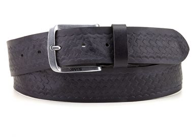 δερματινη ανδρικη ζωνη levi's 229951-3 μαυρο χρωμα - LEVI'S - 19204