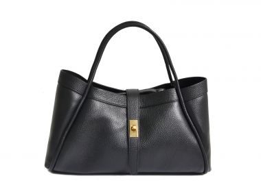 Δερμάτινη tote τσάντα με αποσπώμενο νεσεσέρ - MAT FASHION - 