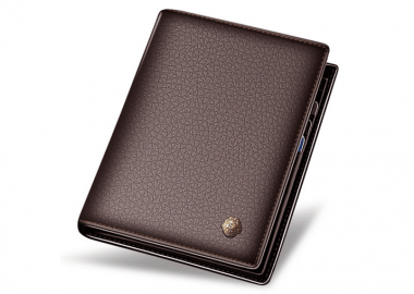 Δερμάτινο Ανδρικό πορτοφόλι Laorentou 321J002L σκούρο καφέ - LAORENTOU - 