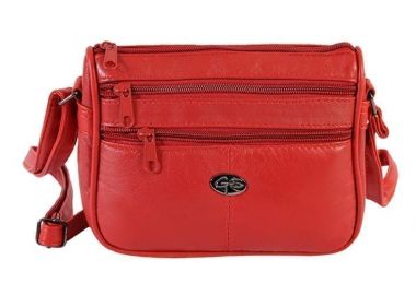 Δερμάτινο γυναικείο τσαντάκι - GTS MODA ITALIA - 