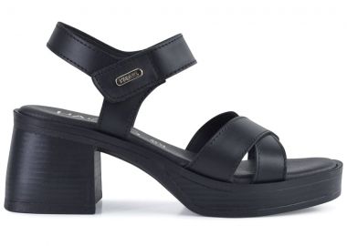 Δερμάτινo μαύρο πέδιλο Harris 654-4326 - Harris - 