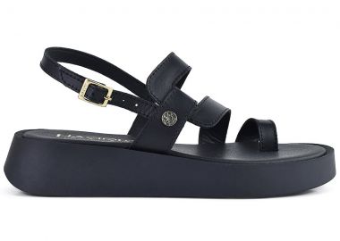 Δερμάτινο μαύρο σανδάλι HARRIS 366-1207 - Harris - 