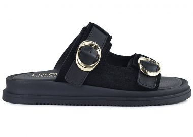 Δερμάτινο μαύρο σανδάλι HARRIS 386-1189 - Harris - 