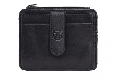 Δερμάτινο πορτοφόλι καρτοθήκη Bull Captain KB 00 μαύρο - BULL CAPTAIN - 
