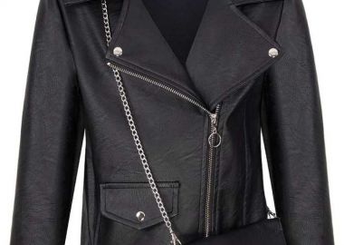 ΔΕΡΜΑΤΙΝΟ ΤΖΑΚΕΤ ΜΕ ΤΣΑΝΤΑΚΙ- ABBY -  - 