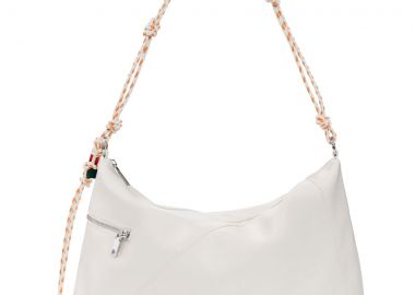 Desigual εκρού τσάντα ώμου HALF LOGO LEIRIA 26SAXPA7 - Desigual - 