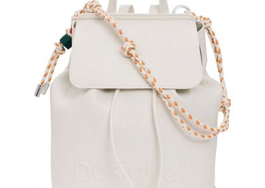 Desigual εκρού τσάντα πλάτης LUENA 26SAKP18 - Desigual - 