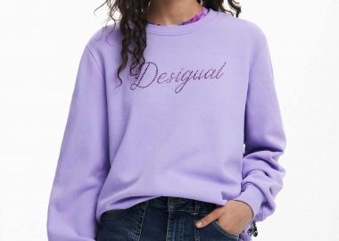 Desigual γυναικείο φούτερ με λογότυπο 