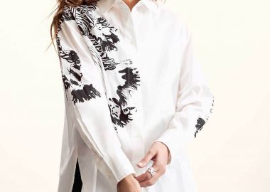 Desigual γυναικείo πουκάμισο με all-over print 