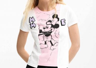 Desigual γυναικείο T-shirt με print Regular Fit 