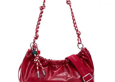 Desigual κόκκινη τσάντα HALF LOGO WAVERLY 26SAXP28 - Desigual - 