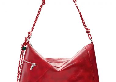 Desigual κόκκινη τσάντα ώμου HALF LOGO LEIRIA 26SAXPA8 - Desigual - 