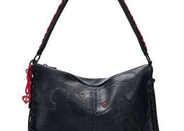 Desigual μαύρη τσάντα ώμου MICKEY LEIRIA 26SAXPBE_2000 - Desigual - 