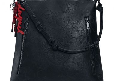 Desigual μαύρη τσάντα πλάτης Mickey 26SAKP07 - Desigual - 