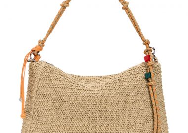 Desigual ψάθινη τσάντα ώμου RAFFIA LEIRIA 26SAXO04 - Desigual - 