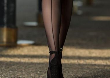 ΔΙΑΦΑΝΟ ΚΑΛΣΟΝ 15 DEN LINEA ΣΧΕΔΙΟ ΡΑΦΗ ΠΙΣΩ 3524 ΜΑΥΡΟ - INIZIO - 