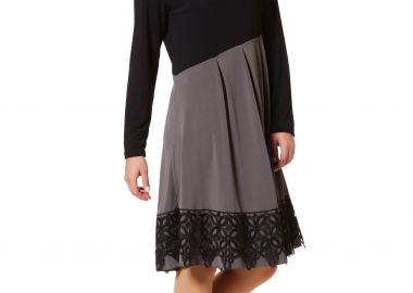 ΔΙΧΡΩΜΟ ΦΟΡΕΜΑ ΜΕ ΔΑΝΤΕΛΑ - Anna Raxevsky - 