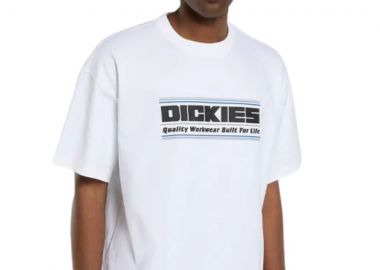 DICKIES Ανδρικό T-Shirt DERBY SS TEE - Λευκό-DK0A88JGWHX1-WHITE - DICKIES - 