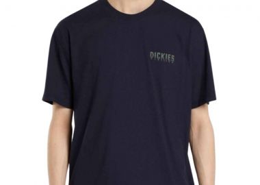 DICKIES T-Shirt PELHAM TEE SS - ΣΚΟΥΡΟ ΜΠΛΕ-DK0A87QJL181-BLUE - DICKIES - 