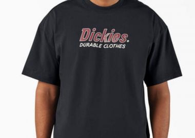DICKIES T-Shirts WILLISTON TEE SS - BLACK-DK0A87YLL181-BLUE - DICKIES - 
