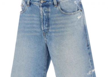 Diesel Ανδρική Denim Βερμούδα Regular-Short - Μπλε Ξεθωριασμένο-S26A06430007DM-DENIM - DIESEL - 
