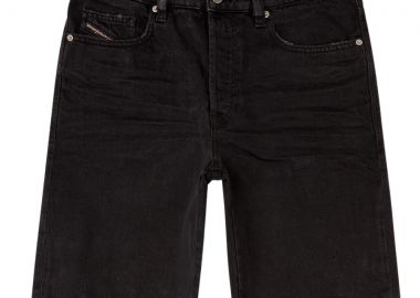 DIESEL Ανδρική Τζιν Βερμούδα REGULAR SHORT - ΜΑΥΡΟ-S25A064300GRDW-BLACK - DIESEL - 