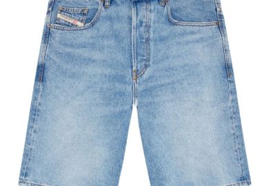 DIESEL Ανδρική Τζιν Βερμούδα REGULAR SHORT - ΜΠΛΕ -S25A064300DQAF-DENIM - DIESEL - 