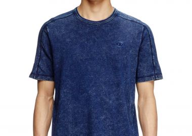 Diesel ανδρικό T-shirt με λογότυπο ''T-Adjind'' - S25A164070QJAH Μπλε - DIESEL - 