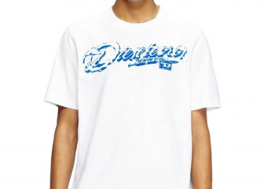 Diesel ανδρικό T-shirt με λογότυπο ''T-adjust-R7'' - S25A164060QIAM Λευκό - DIESEL - 