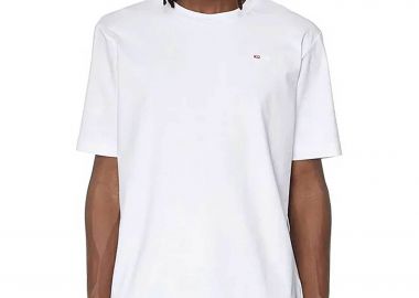 Diesel ανδρικό T-shirt με λογότυπο ''U-Adjust-Microdiv'' - S25A149310NIAX Λευκό - DIESEL - 