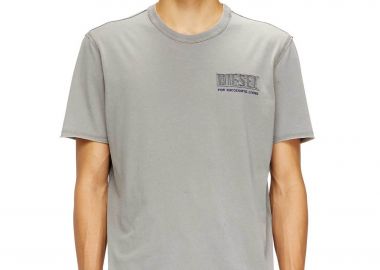 Diesel ανδρικό T-shirt με λογότυπο Regular Fit 