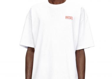 Diesel ανδρικό T-shirt με λογότυπο Relaxed Fit 