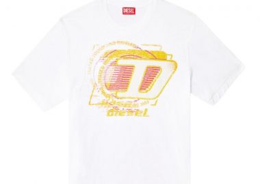 DIESEL Ανδρικό T-Shirt T-ADJUST-R11 - ΛΕΥΚΟ-S25A164300QKAP-WHITE - DIESEL - 