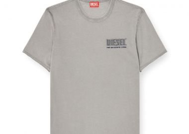 Diesel Ανδρικό T-Shirt T-RAWJUST-V1 - Γκρι-S26A209580KMAH-GREY - DIESEL - 